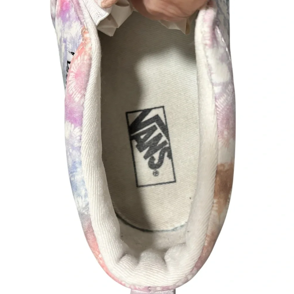 Vans Pastel Tie-Dye Slip-On Sneakers:  in fair to good‎ condition - Size 6 - S7